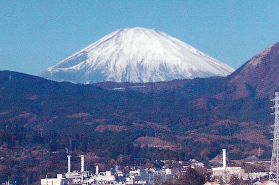 居室から見える富士